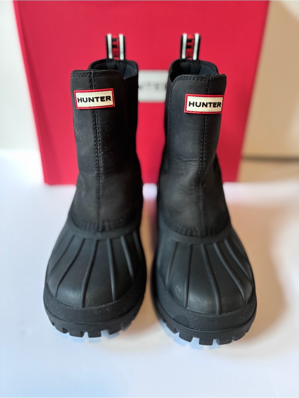 Hunter Original Commando Chelsea Boots – Black Waterproof - Picture 4 of 9